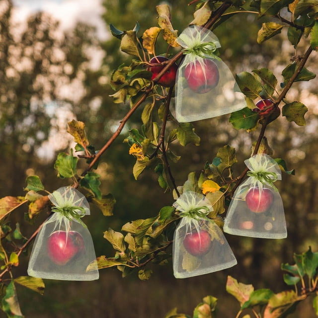 IDEANATEGRATE 50Ud Bolsas Malla Para Con Cordón Para Protección Natural En Plantas