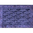 thumbnail image 1 of Ahgly Company Indoor Rectangle Persian Blue Traditional Area Rugs, 3' x 5', 1 of 4