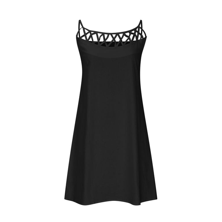 black spaghetti strap dress knee length Glittery Spaghetti Straps Knee Length Bowknot Bridesmaid Dress