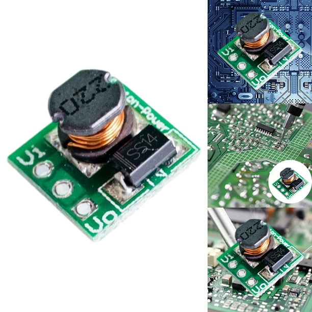 【3.3V】Módulo conversión refuerzo DC-DC 1.5V 1.8V 2.5V 3V 3.3V 3.7V 4.2V a 5V (3V3)
