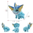 thumbnail image 3 of Eevee Evolution Sylveon Flareon Jolteon Umbreon Vaporeon Pikachu Animal de peluche muñecas suaves para niños, regalo para bebés, 3 of 5