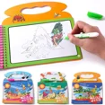 thumbnail image 3 of Libro mágico de pintura al agua para niños, juguetes educativos para edades tempranas, libro para colorear de dibujo mágico reutilizable para niños, juguetes Montessori, 3 of 6
