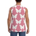 thumbnail image 4 of Fotbe Men's Butterfly 2 Print Men's Sleeveless Muscle Tank Tops Casual T-Shirts for Gym Workout Beach-Large, 4 of 8
