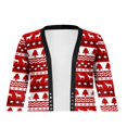 thumbnail image 4 of Femmes Noël Cardigan à Manches Longues Mi-Longues, 4 of 5