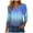 Z1-Light Blue, variant on zaveiop 3/4 Sleeve T Shirts for Women Printed Button Down Tshirt V Neck Casual Loose Tunic Tops Dressy Summer Shirts (Dark Purple, M)