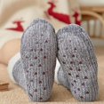 thumbnail image 5 of One Size Calcetines de invierno para mujer, calcetín de algodón suave y cálido, zapatos antideslizantes para el hogar, regalo de Navidad, calcetín tejido para dormir en el suelo d, 5 of 5