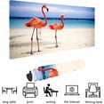 thumbnail image 4 of Beach Flamingos Non-Slip Rubber Large Mouse pad for Desk,Large Gaming Mouse Pad XXL Extended Mouse pad with Stitched Edges Non-Slip Base Water Resist Pad Desk Mat 35.4x15.7inch, 4 of 4