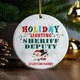 thumbnail image 3 of Sheriff Deputy Christmas Ornaments 2025 for Women Friendship, Appreciation Gifts for Coworkers - Christmas Decorations Ceramic Ornaments DhUZPU (Sheriff Deputy), 3 of 4