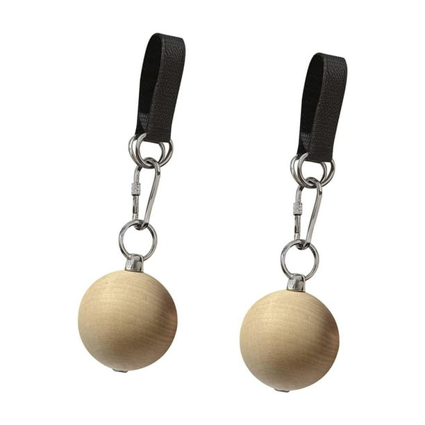 Pelota de escalada con agarre potente y herramienta de entrenamiento de fuerza de agarre con correa, pesa rusa Diámetro 6 cm 1 par