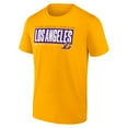 thumbnail image 2 of Men's Fanatics Gold Los Angeles Lakers Box Out T-Shirt, 2 of 3