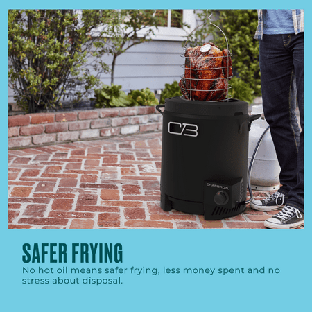 Charbroil - The Big Easy Outdoor Air Fryer - Black