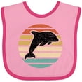 thumbnail image 3 of Inktastic Dolphin Cute Beach and Vacation Boys or Girls Baby Bib, 3 of 4