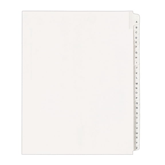 Avery Collated Legal Dividers Allstate Style, Letter Size, A-Z Tab Set (1700)