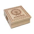 thumbnail image 1 of Austria Travel Vienna Giant Ferris Wheel Square Rubber Stamp Stamping Scrapbooking Crafting - Small 1.25in, 1 of 7