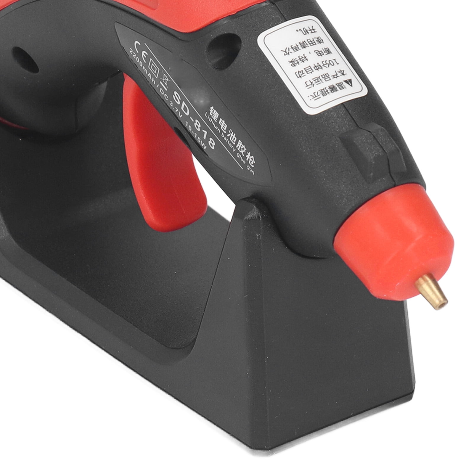 YAHHU Hot Glue Gun Cordless Lithium Battery 2200mAh 0.26-0.29 inches / 6.7-7.3 mm Diameter Hot Melt Glue Gun Kit for DIY Handcrafts Home Repairs Quick Heating