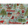 thumbnail image 4 of oneOone Viscose Jersey Light Mint Green Fabric Santa|Gift Box & Tree Christmas Dress Material Fabric Print Fabric By The Yard 60 Inch Wide, 4 of 5