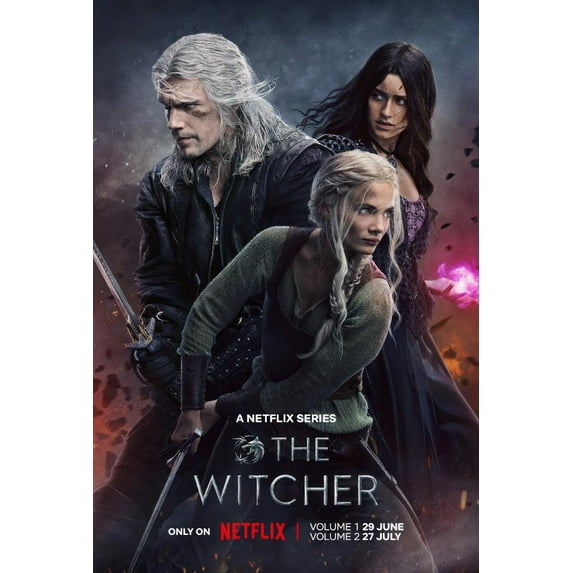 The Witcher Season 3 Movie Poster TV Series Glossy Quality Paper No Frame Photo Art Print Size 22x28