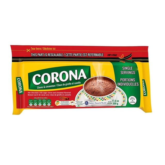 Chocolat au clous de girofle et cannelle Corona