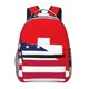 thumbnail image 1 of Disketp USA Switzerland Mochila Estampada para Hombre y Mujer – Mochila Ligera Clásica con Múltiples Bolsillos para Universidad, Trabajo y Viajes-One Size, 1 of 5