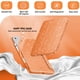 thumbnail image 4 of Funda para iPad INFILAND para iPad de 11 y 10,9 pulgadas, purpurina, soporte para lápices, 4 of 8