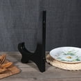 thumbnail image 3 of KALLORY 4Pcs Plate Stand Display Black Plastic Drying Dishes Organizer For Supermarkets Home Decor, 3 of 8
