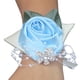thumbnail image 1 of Injueey Flor decorativa para muñeca nupcial para dama de honor, ramillete de muñeca rosa hecho a mano y ligero, fácil de llevar Kits de decoración para fiestas N4 azul claro, 1 of 6
