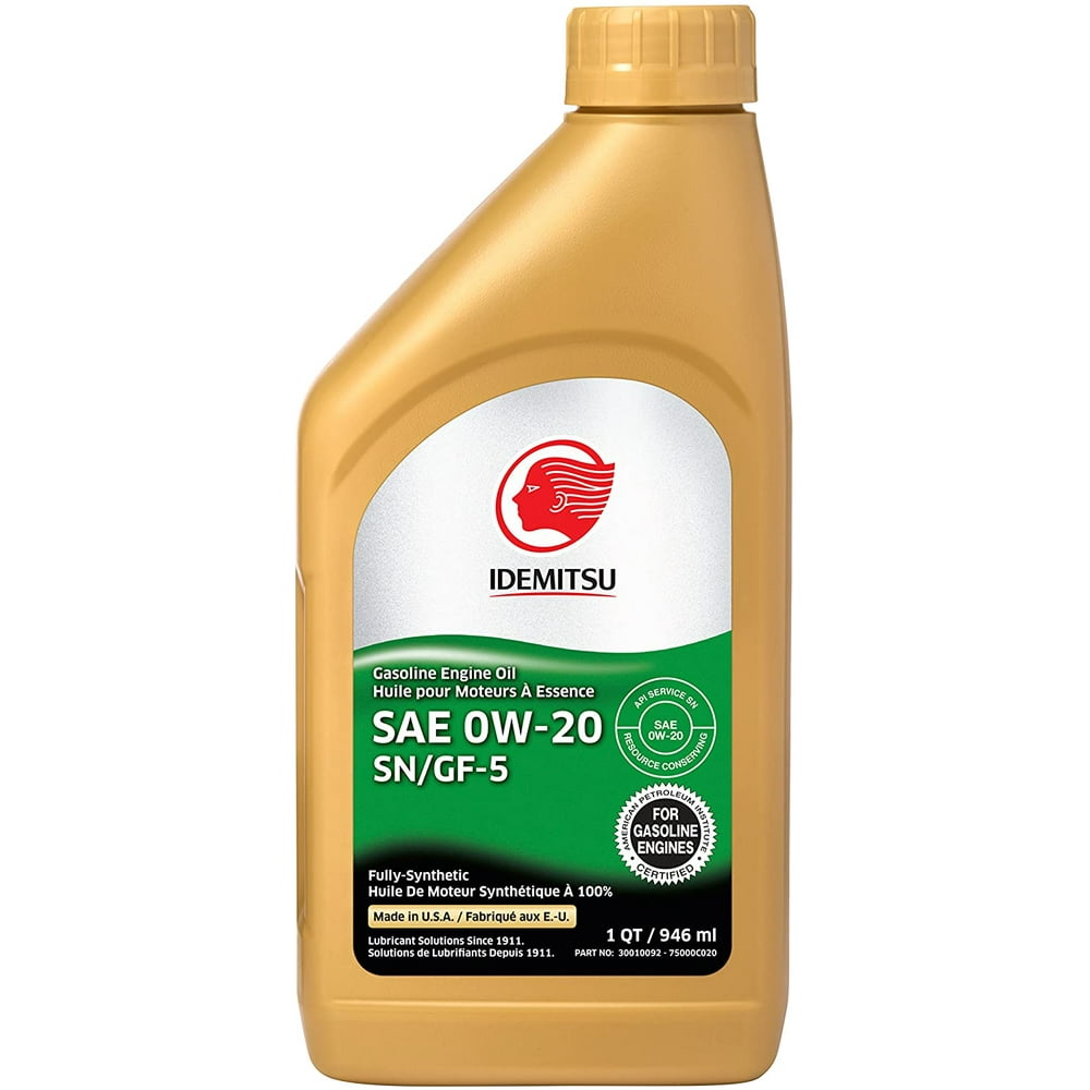 Idemitsu 3001009275000C020 Full Synthetic 0W20 Engine Oil (SN/GF51