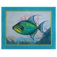 thumbnail image 1 of Betsy Drake PM114B Trigger Fish Border Place Mat - Set of 4, 1 of 1
