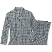 Hanes - Men's Plaid Woven Pajama Set
