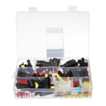 thumbnail image 1 of Kit de caja de fusibles para terminales de enchufe de conector de cable eléctrico de automóvil a prueba de agua de 1 a 6 pines, 1 of 8