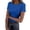 Blue, variant on Tshirts for Women Short Sleeve Crew Neck Lightweight Blue Womens Summer Clothes Womens Tops Trendy
