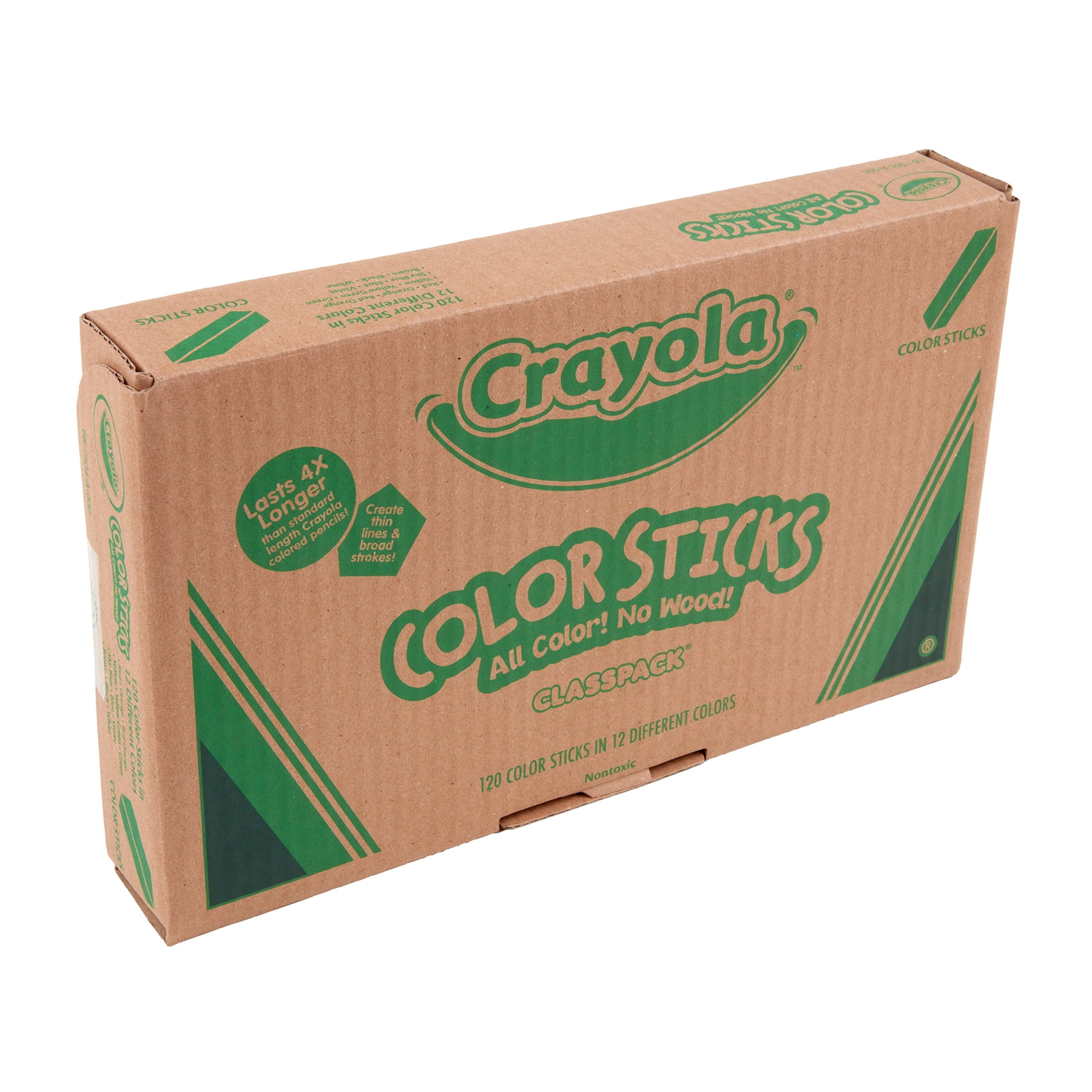 Crayola Color Sticks Woodless Art Pencils (120 Count)