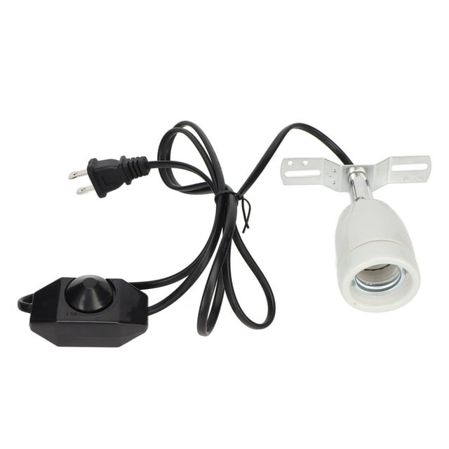 Reptile Ceramic Lamp Holder, 400W High Temperature Resistant Reptile Heat Lamp Holder E27 Rotatable for for Ceramic Heat Light UK Plug,US Plug,EU Plug