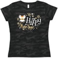 thumbnail image 3 of Inktastic Happy New Year with Cute Penguin Women's T-Shirt, 3 of 5