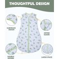 Baby Sleep Sack Unisex Baby Sleeping Bag 0.5 TOG Extra Soft Lightweight