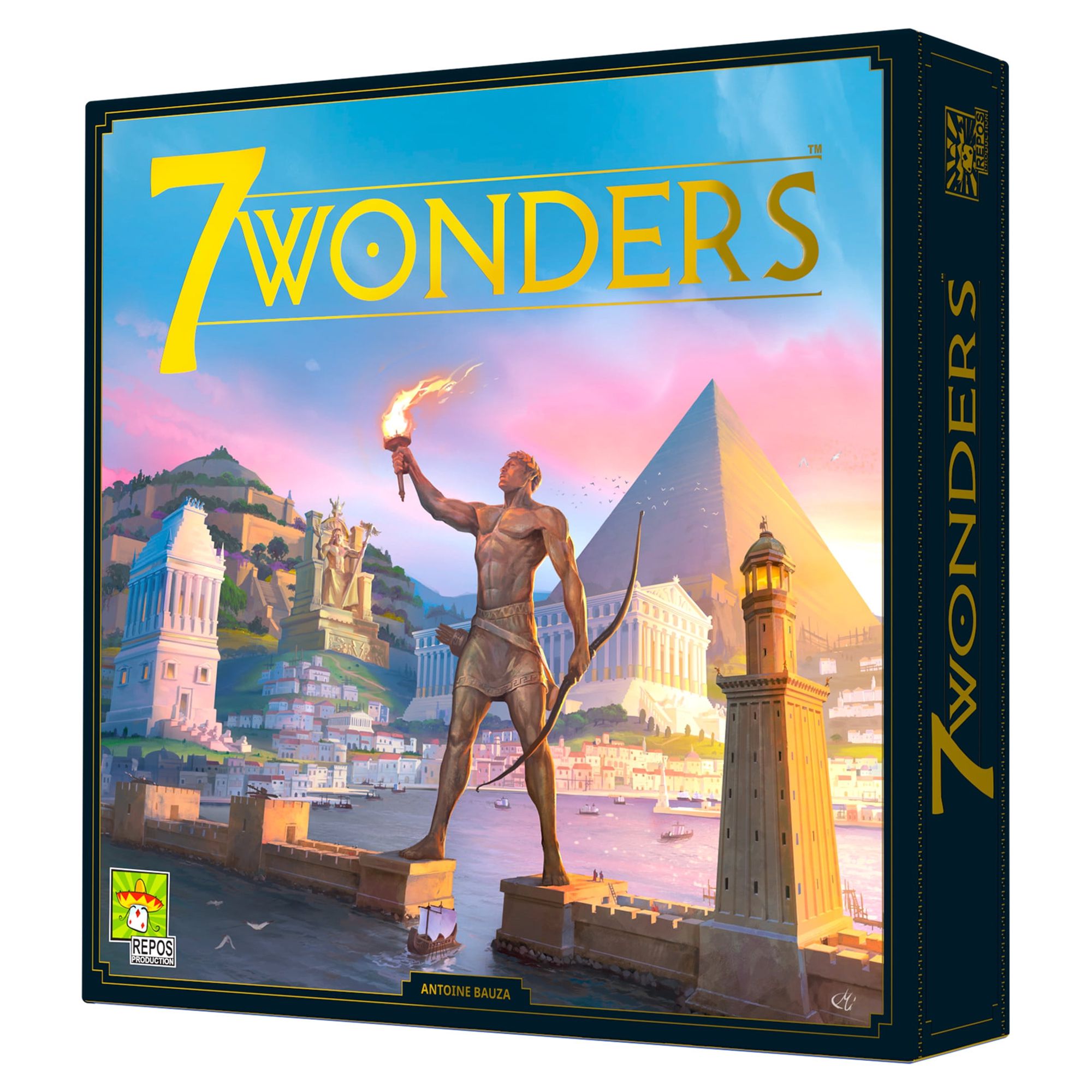 7 Wonders New Edition Board Game for ages 10 and up, from Asmodee