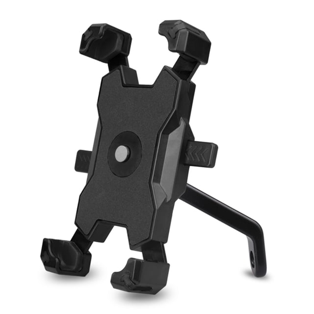 Poseedor Soporte para teléfono móvil con bloqueo rápido para bicicleta, rotación de 360 °, soporte ajustable para teléfono para motocicleta, espejo retrovisor, soporte para teléfono para bicicleta de Irfora Poseedor