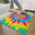 thumbnail image 4 of Colorful Rainbow Tie Dye Spiral Pattern Door Rugs,Washable Non Slip Door Mats Indoor,Decorative Door Mats,Entry Mat Indoor for Entrance,Bedroom,Kitchen,Bathroom,17"x30", 4 of 6