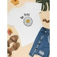 thumbnail image 3 of Be Free Heart Daisy T-Shirt Women -Image by Shutterstock, Female Large, 3 of 4