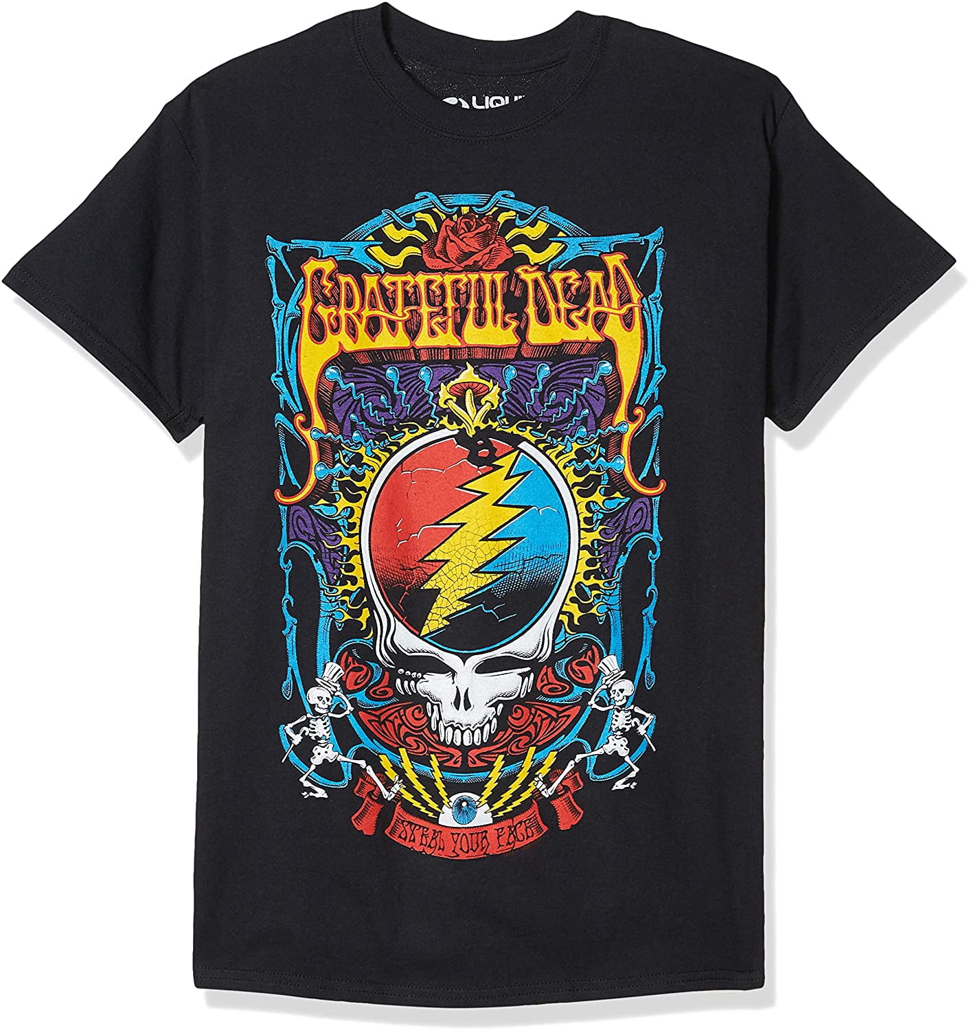 Grateful Dead Steal Your Trippy Short Sleeve Graphic Tee Walmart Com Grateful Dead Steal Your Trippy Short Sleeve Graphic Tee Walmart Com