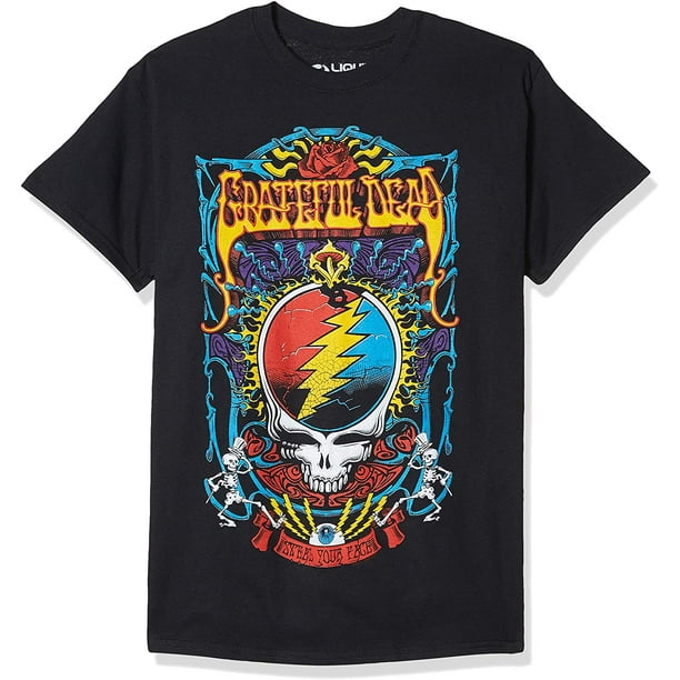 Grateful Dead Steal Your Trippy Short Sleeve Graphic Tee Walmart Com