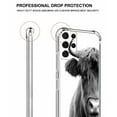 thumbnail image 4 of Steppe Cow Case for Samsung Galaxy S21 Ultra,Aesthetic Art Design Pattern Soft TPU Bumper Case Cover, 4 of 5