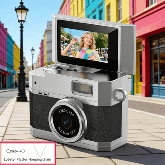 Kodak, Charmera Key Chain Digital Camera, 1.6MP, 32GB Bundle