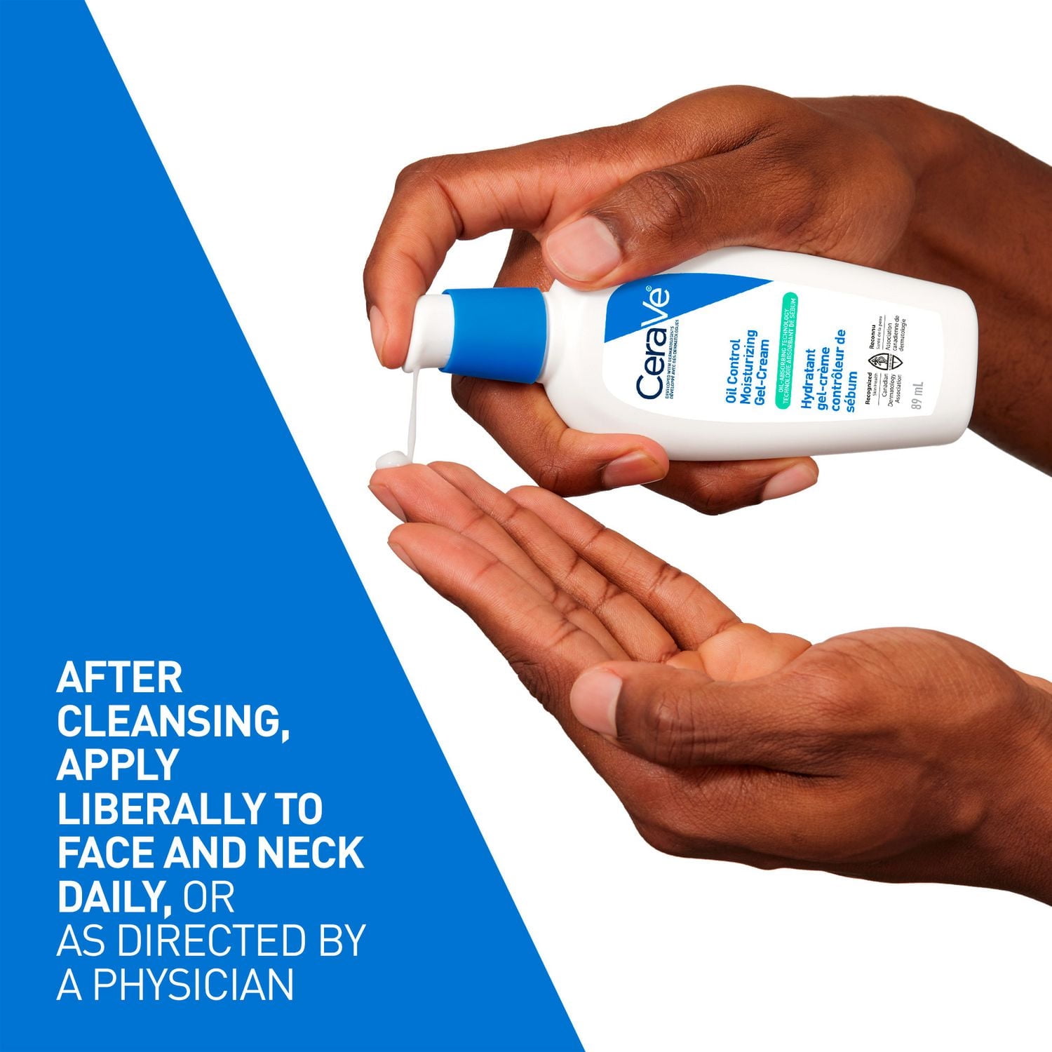 CeraVe Gel-Crème Hydratant Contrôle du Sébum, Hydratant Léger pour Peau Grasse et à Tendance Acnéique avec Technologie Anti-Sébum, 89 mL 59mL