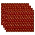 thumbnail image 4 of Simply Daisy 18" x 14" Mad for Plaid Geometric Print Placemats, Set of 4, 4 of 4