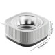 thumbnail image 2 of Bebedero calefactable para mascotas con control de temperatura ajustable de 35 a 40 °C | Bebedero calefactable de acero inoxidable de 360 ml para exteriores, resistente a la intemperie, para perros,, 2 of 2