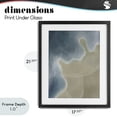 thumbnail image 4 of Stupell Industries Contemporary Turning The Tides Abstract Black Framed Print Under Glass, 17 x 21, by Grace Popp, 4 of 8