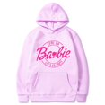 thumbnail image 1 of Barbie Let S Go Printed Pattern Ebay Plus Fleece Sweatshirt Hoodie, 1 of 2