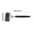 Rvasteizo Stainless Steel Barbecue Brush, Steel Wire Brush, Grill Grill