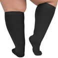 thumbnail image 6 of Plus Size Mojo Compression Socks for Men and Women 20-30mmHg Black, 6X-Large, 6 of 9